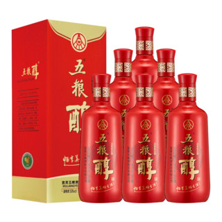 WU LIANG CHUN 五粮醇 畅想 经典款 50%vol 浓香型白酒 500ml*6瓶 整箱装