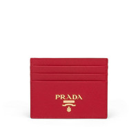 PRADA 普拉达 Saffiano系列 女士牛皮卡包 1MC025-QWA-F068Z 红色