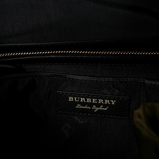 BURBERRY 博柏利 女士双肩包 40149401 帆布绿 大号