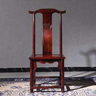 木中央 红木家具 印尼黑酸枝（学名：阔叶黄檀）明式实木餐桌椅组合 1.5/1.8米素面桌子餐厅饭桌 1.83米素面餐桌+8椅