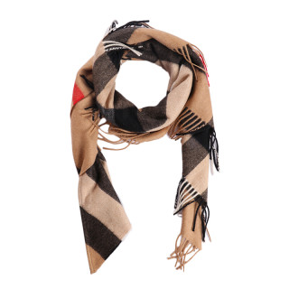 burberry博柏利女士羊绒围巾40653491驼色16785cm