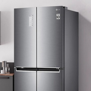 LG 乐金 F521S11 风冷十字对开门冰箱 530L 银色