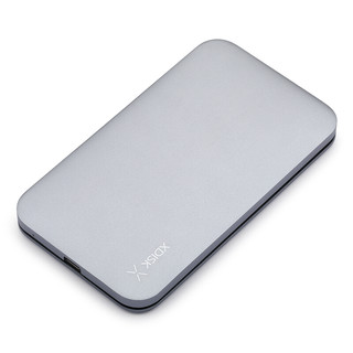 小盘 Q系列 Q7 超簿便携精英款 2.5英寸Type-C便携移动机械硬盘 320GB USB3.1 银色
