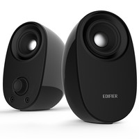 EDIFIER 漫步者 R30T 2.0声道 桌面 多媒体音箱 黑色