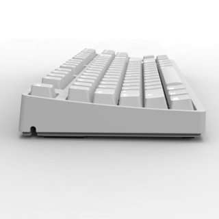 GANSS 迦斯 GS104D 104键 蓝牙双模机械键盘 白色 Cherry黑轴 单光