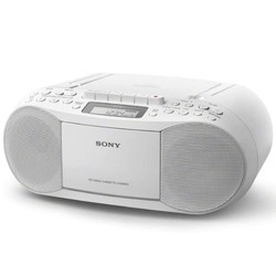 SONY 索尼 CFD-S70 便携式录放机(CD, 磁带, 收音机), 白色