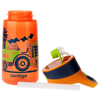 contigo 康迪克 悠享系列 HBC-STR020 儿童吸管杯 450ml 小拖拉机