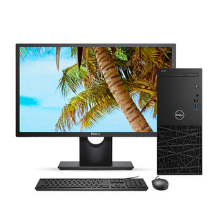 DELL 戴尔 成铭 3980 八代酷睿版 21.5英寸 商务台式机 黑色 (酷睿i5-8500、核芯显卡、8GB、128GB SSD+1TB HDD、风冷)