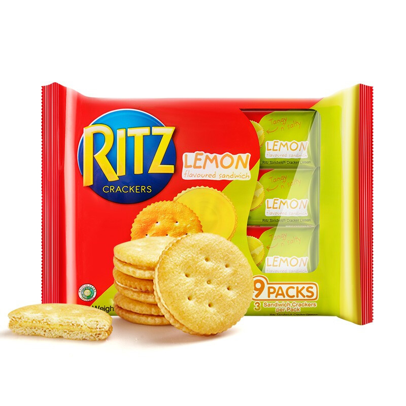 ritz 乐之 夹心饼干 柠檬味 243g