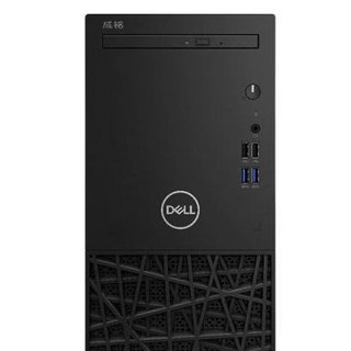 DELL 戴尔 成铭 3980 八代酷睿版 商务台式机 黑色 (酷睿i3-8100、核芯显卡、4GB、1TB HDD、风冷)