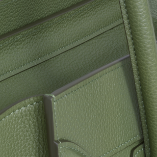 CELINE 思琳 Luggage系列 MICRO 女士牛皮革手袋 189793DRU 15LK 浅卡其绿色