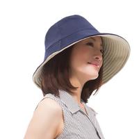 NEEDS 丽意姿 女士渔夫帽 AE113 藏青/米色 M