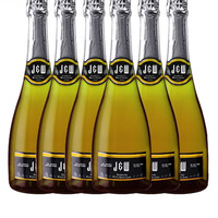 JW 艾加 无酒精起泡酒葡萄酒香槟瓶型 送礼0度葡萄汁 白葡萄99%果汁6*750ml整箱