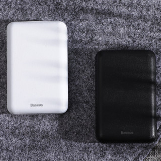 BASEUS 倍思 M25P 移动电源 白色 10000mAh Type-C Lightning 3.0A双向快充