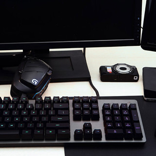 logitech 罗技 G512 104键 有线机械键盘 黑色 罗技C轴 RGB
