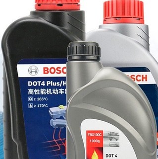 BOSCH 博世 DOT4 刹车油 1L 通用型 保养套餐