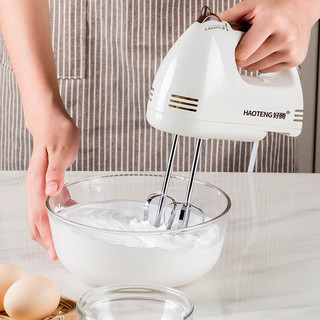 HAOTENG 好腾 电动打蛋器家用迷你小型烘焙和面糊搅拌机手持全自动奶油快速打发器