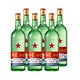 88VIP：红星 二锅头 绿瓶大二 56度 清香型 750ml*6瓶 整箱装