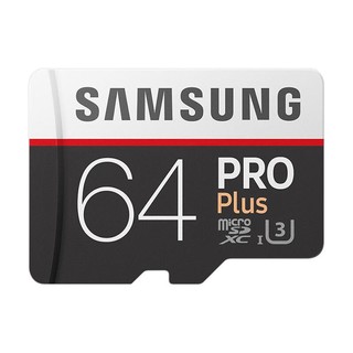 SAMSUNG 三星 PRO Plus Micro-SD存储卡 64GB（UHS-I、U3）