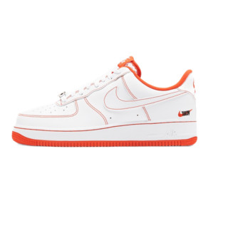 NIKE 耐克 Air Force 1系列 男子休闲运动鞋 CT2585-100 白橙 42