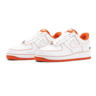 NIKE 耐克 Air Force 1系列 男子休闲运动鞋 CT2585-100 白橙 42