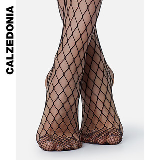 CALZEDONIA女士莱卡®系列黑色网纹时尚连裤袜 REC008 019