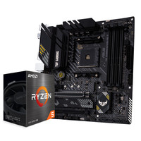 ASUS 华硕 TUF B450M-PRO GAMING主板+AMD R5-5600G 盒装