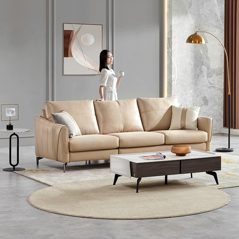 kuka 顾家家居 dk.2090 现代简约布艺沙发 三人位