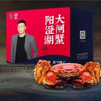 今锦上 螃蟹礼品卡 668型  公蟹3.5两 母蟹2.5两 (3对6只)