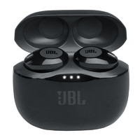 JBL 杰宝 TUNE120 TWS 入耳式真无线蓝牙耳机 黑色