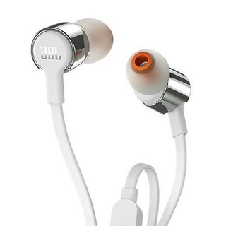 JBL 杰宝 T210 入耳式降噪有线耳机 白色 3.5mm