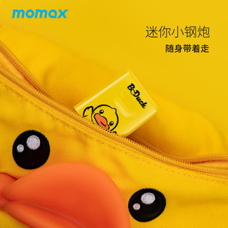 BDuck小黄鸭MOMAX摩米士PD20W充电器适用于苹果快充充电头iPhone12promax快速usb双口插头mini手机通用快充