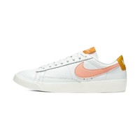 NIKE 耐克 Blazer Low LE 女子运动板鞋 AV9370-112 白/橙/黄 37.5