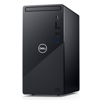 DELL 戴尔 灵越 3880 23.8英寸 商务台式机 黑色 (酷睿i3-10100、核芯显卡、8GB、256GB SSD+1TB HDD、风冷)
