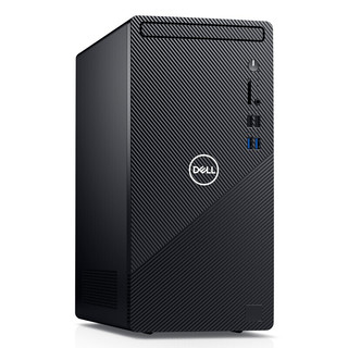 DELL 戴尔 灵越 3880 23.8英寸 商务台式机 黑色 (酷睿i3-10100、核芯显卡、8GB、256GB SSD+1TB HDD、风冷)