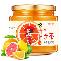 琼皇 蜂蜜柚子茶500g 冲调饮品饮料果味酱水果茶韩国风味 新鲜日期无防腐剂
