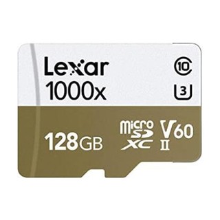 Lexar 雷克沙 LSDMI128CBNA1000A Micro-SD存储卡 128GB（UHS-II、V60、U3）