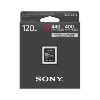 SONY 索尼 XQD 相机存储卡 120GB（440MB/s）+读卡器