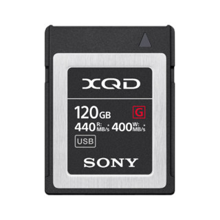 SONY 索尼 XQD 相机存储卡 120GB（440MB/s）+读卡器