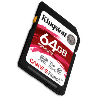 Kingston 金士顿 SDR Micro-SD存储卡 64GB（UHS-I、V30、U3、A1）