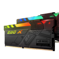 GEIL 金邦 EVO X ROG- certified系列 DDR4 3200MHz RGB 台式机内存 枪灰色 16GB 8GBx2 GREXSR416GB3200C16DC