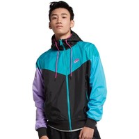 NIKE 耐克 SPORTSWEAR WINDRUNNER 男子运动夹克 AR2192-012 黑/蓝/紫 L