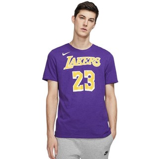 NIKE 耐克 Dri-Fit NBA洛杉矶湖人队 男子运动T恤 AR4888