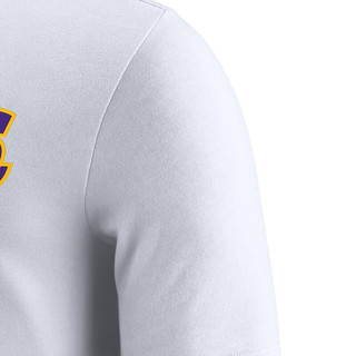 NIKE 耐克 Dri-Fit NBA洛杉矶湖人队 男子运动T恤 AR4888-109 白色 M
