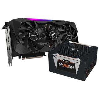 gigabyte技嘉rtx3070master超级雕20显卡8gb黑色电脑电源750w