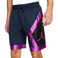 AIR JORDAN Jumpman Diamond 男子篮球短裤 AV3207-451 黑/紫 XL