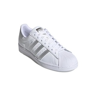 adidas ORIGINALS Superstar 中性运动板鞋 FX2329 白色/银色 36