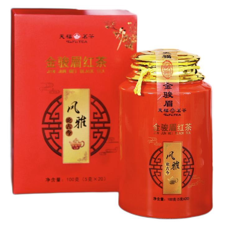 TenFu's TEA 天福茗茶 特级 金骏眉 100g 风雅论古今礼盒