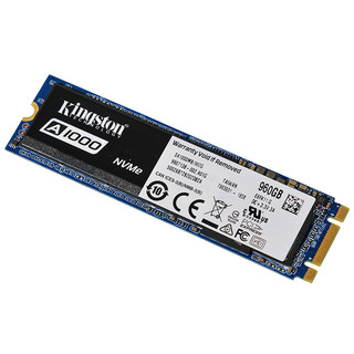 Kingston 金士顿 A1000 M.2 NVMe 固态硬盘 960GB (PCI-E3.0)