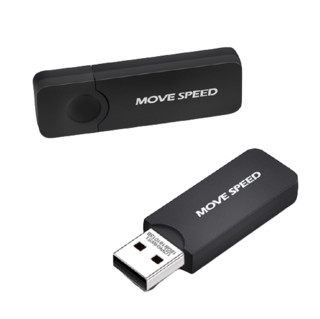 MOVE SPEED 移速 黑武士系列 U2PKHWS1-16GB USB 2.0 U盘 黑色 16GB USB接口